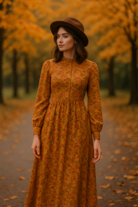 ست لباس زنانه با حال‌وهوای فصل پاییز در ایران